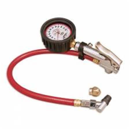 Slugfest Supplies 52-52009 2.5 in. Deluxe Glow-In-The-Dark Quick Fill Tire Pressure Gauge SL1394962