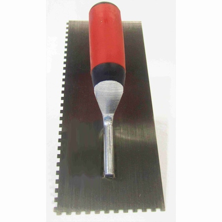 Marshalltown Notched Trowel, 3/16 x 1/8 x 3/16 Square Notch, Mosaic or Subway Tile NT674