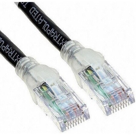 Belden CBL ASSY MOD 24-4PR SOLID, CAT6+ IP5 BONDED T568A/B CMR, 2FT BLACK C601100002