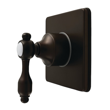 Kingston Brass Single-Handle Six-Way Diverter Valve with Square Trim Kit, Oil Rubbed Bronze KS4045TAL