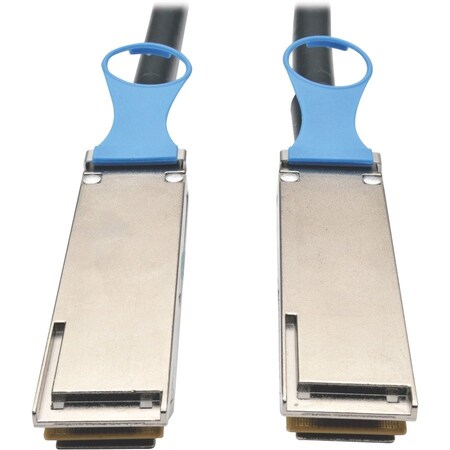 Tripp Lite 3M QSFP28 TO QSFP28 100GBE PASSIVE DAC COPPER INFINIBAND CABLE 10FT N282-03M-28-BK