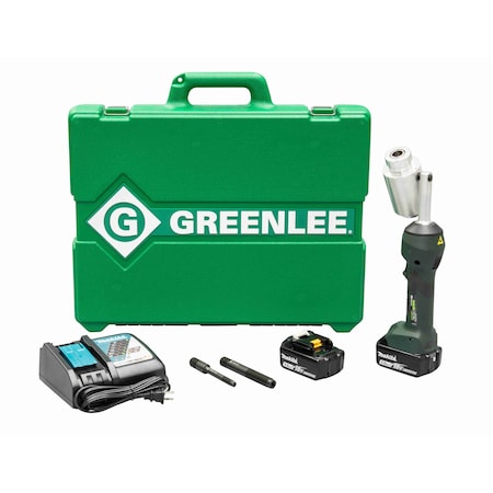 Greenlee Punch Driver Kit, 18.0V, Li-Ion, Cordless LS100X11A