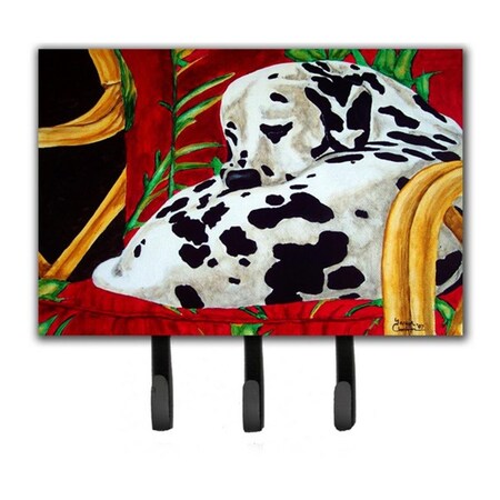 Carolines Treasures Sunday Nap Dalmatian Leash or Key Holder AMB1118TH68