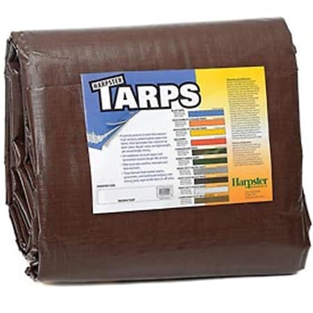 Harpster Of Philipsburg 16 x 20 ft. Super Heavy Duty 8 oz Tarp, Brown B335780