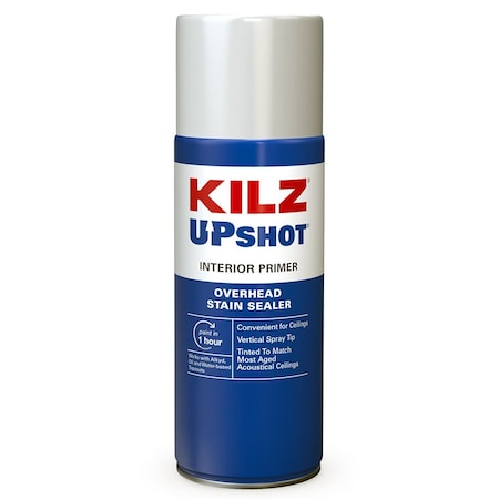 Masterchem 10 Oz 11748 White Kilz Upshot Aerosol Interior Primer Overhead Stain Sealer 10000