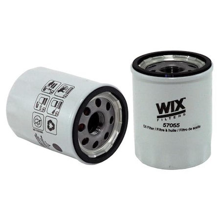 Wix Filters 57055 3.4 In. Oil Filter WI321049