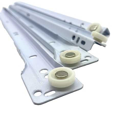 Laurey Bottom Mount Euro-Slide 20in White One Pack For One Cabinet 10520