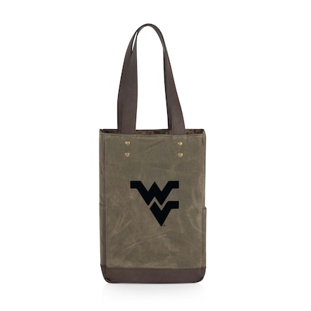 Picnic Time Family Of Brands NCAA West Virginia Mountaineers 2 Bottle Insulated Wine Bag 536-02-140-834-0