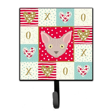 Carolines Treasures 4.25 x 1 x 7 in. Minskin Cat Love Leash or Key Holder CK5133SH4