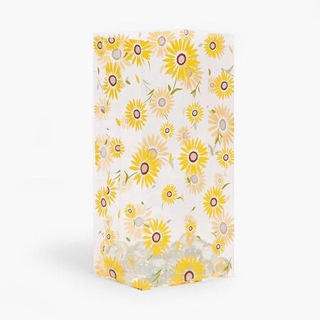 Nashville Wraps Summer Sunflower Cello Bags, 4x2.5x9.5 in, 100PK C2BSSF