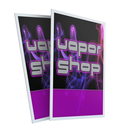 Signmission Vapor Shop, Plastic Signs Only 24 Inch x 36 Inch, Corrugated Plastic, 2PK CSB-2436-2PACK-Vapor Shop