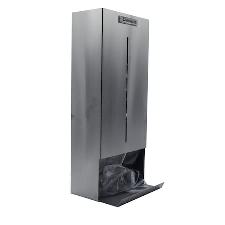 Omnimed Safety Glasses Dispenser, Stainless Steel, 16 in H x 6.75 in W x 3.75 in D, Silver 304035