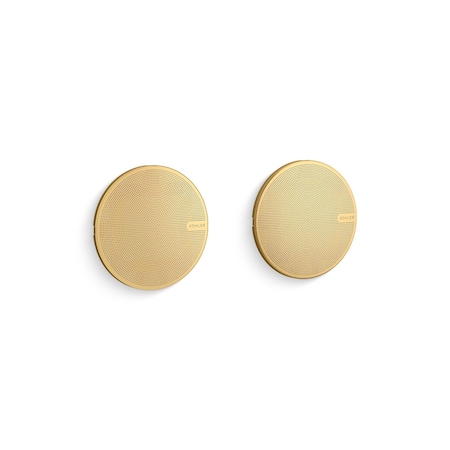 SoundTile Shower speakers Vibrant Brushed Moderne Brass