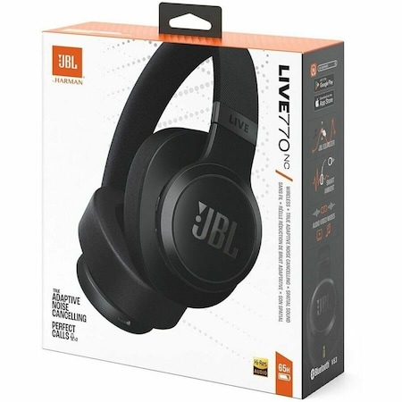 Jbl Live 770NC Wireless Over-Ear Headphones with True Adaptive Noise Cancelling JBLLIVE770NCBLKAM