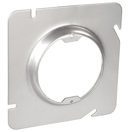 Southwire Square To Round Fixture Ring, 4-11/16 in W, Steel, Silver, Galvanized 72C3-UPC