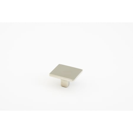 Schaub 1-3/8in Armadio Square Cabinet Knob Satin Nickel Finish 360-15