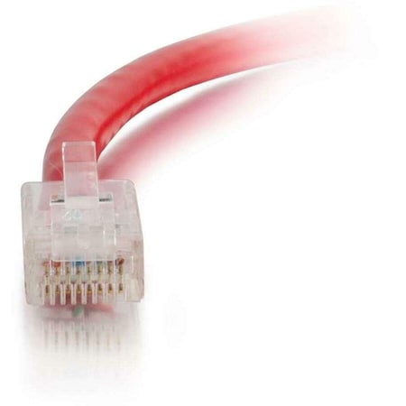 C2G 30FT CAT6 NONBOOTED UTP CABLE-RED 4163