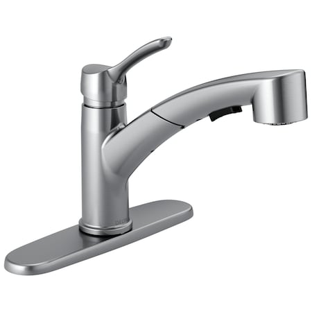 Delta Collins Single Handle Pull-Out Kitchen Faucet 4140-AR-DST