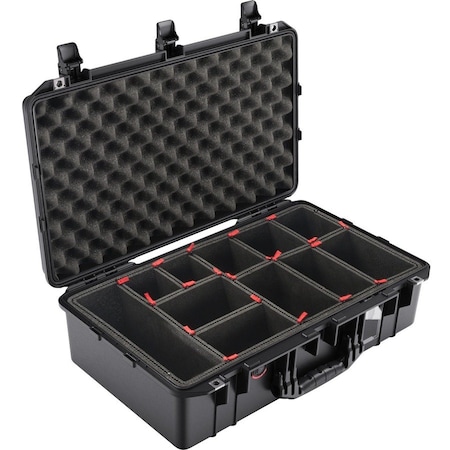 Pelican Black Protective Case, 24.76"L x 15.46"W x 8.2"D 015550-0051-110