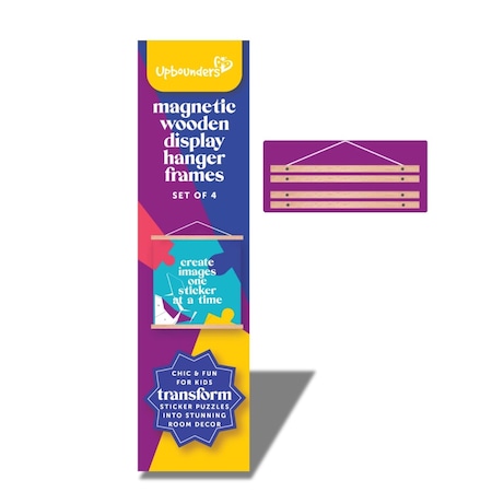 Upbounders Magnetic Wooden Display Hanger Frames MAGNETFRM-4PK