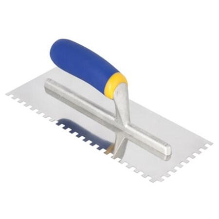 Qep 49915Q 0.25 in. Mega Grip Stainless Steel Trowel 848703