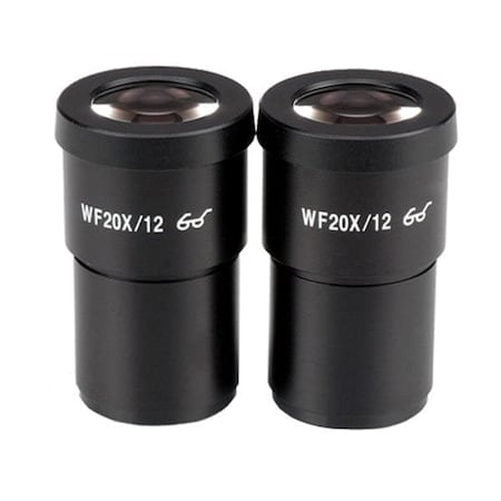 Amscope Pair of Extreme Widefield 20X Eyepieces (30mm) EP20X30E
