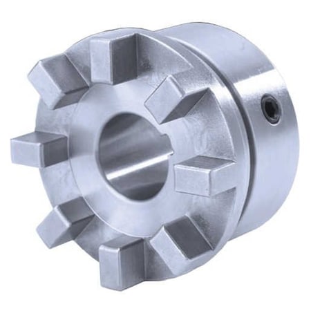 Timken Lovejoy Jaw Coupling Hub, 1.875 in. Bore, 3.37 in. Overall Diameter, 1.81 in. Length Thru Bore QF25X1-7/8