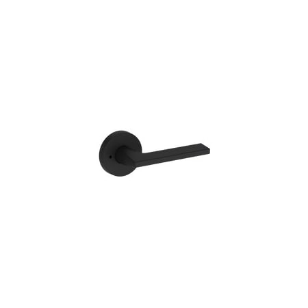 Baldwin Residential Door Levers Privacy Reversible Satin Black PVANACRR190