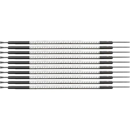 Brady ClipSleeve Wire Markers Size 05 Nylon 22 AWG - 20 AWG, J Pack of 300 Each, 300PK SCN05-J