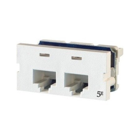 Ortronics 2-PORT MOD JACK 110 8W8P UTP, T568A/B CAT5E CLARITY 5E S225E00