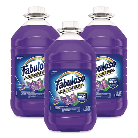 Fabuloso Cleaners & Detergents, Bottle, Lavender, 3 PK 61018224