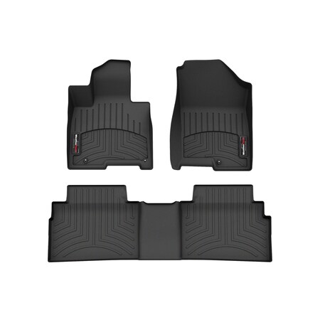 Weathertech Black, Front and Rear Floorliners 441729-1-2