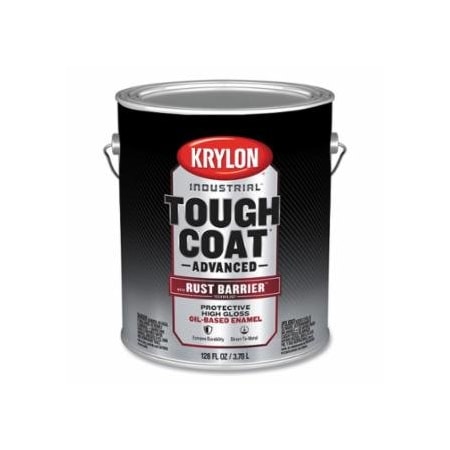 Krylon Industrial Tough Coat Advanced with Rust Barrier Technology Spray Paint, 1 gal, Safety Osha Red 425-K00631008