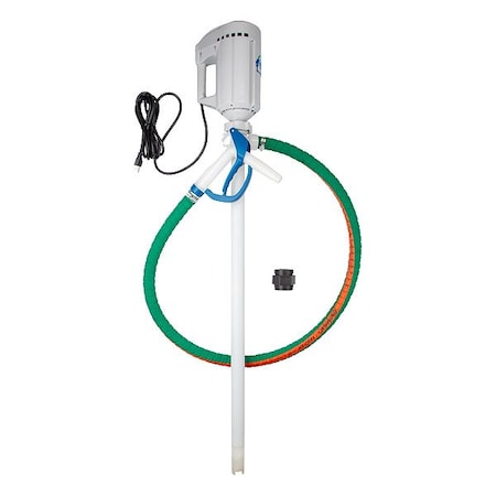 Finish Thompson ElectricDrumPump, PVDF, 4/5hp, 115VAC SFV-48 & M3V Kit