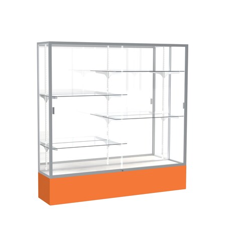 Ghent Spirit Floor Display Case 72x72x16, Mirror, Satin 376MB-SN-OR