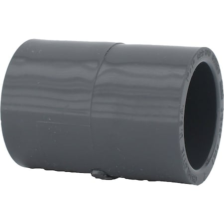 Charlotte Pipe And Foundry 1'' Sch. 80 Slip X Slip PVC Coupling PVC 08100 1400HA
