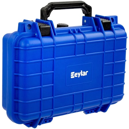 Eylar Compact 11.6in Gear, Equipment, Camera Hard Case Waterproof with Foam Blue SA00010-BLU