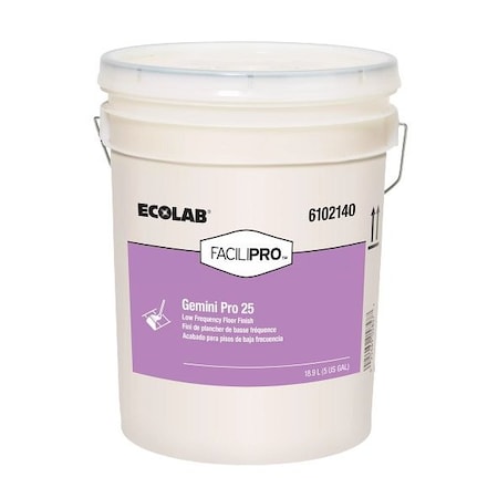 Ecolab Floor Finish, Liquid, 5 gal, Bucket 6102140