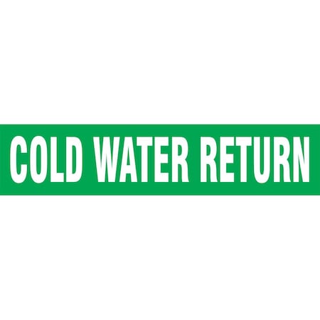 Accuform ASME ANSI PIPE MARKER COLD WATER RPK221STB