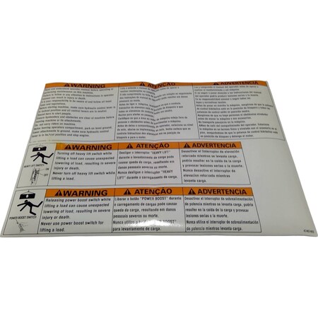 Cnh DECAL, CNH OEM 47457422 47457422