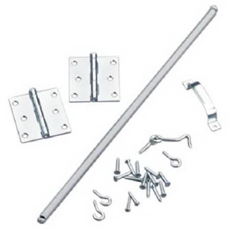 Book Publishing Co VS10 Cadmium Screen Door Hardware Set GR588561