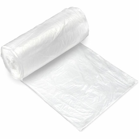 Integrated Bagging Systems High-Density Commercial Can Liners, 4 gal, 6 mic, 17in x 18in, Clear, Perforated Roll, 2000PK EC171806N