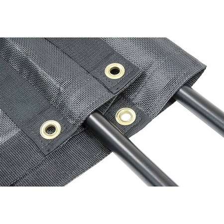 Mytee Products 5ft x 14ft Dump Truck Mesh Tarp with 5in 18Oz Double Pocket & Grommets, Vinyl Coated PVCM5-14