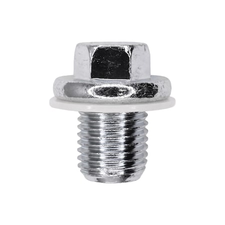 Auveco Oil Drain Plug with Gasket M14-1.5 Threads Zinc, 5PK 18025