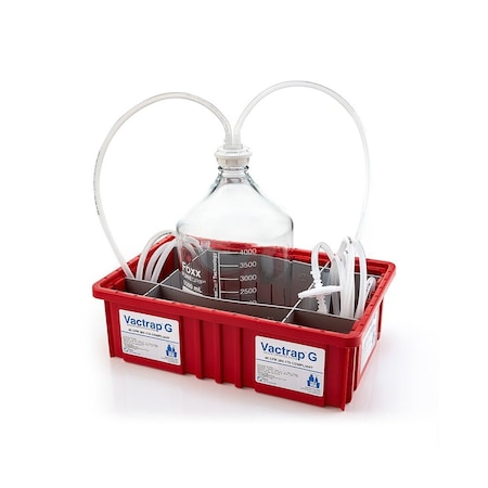 Ezbio EZBio 500 mL PETG Media Bottles, Sterile, Square Storage Bottles w/38-430 White Closed VersaCap, 20PK 137-4214-FLS