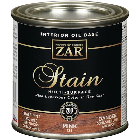 Zar Oil-Based Wood Stain Mink 1/2 Pt. 831430