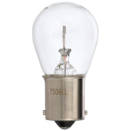 Eiko Peak Miniature Automotive Bulb, 13.5 V, 25 W, Incandescent Lamp, Bayonet, Clear 7506LL-BPP
