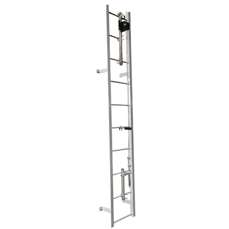 Safewaze SS 30' Ladder Climb System, Complete Kit 022-12112