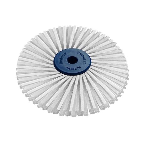 Dedeco SUNBURST 4" X 1/2" TA WHITE 120 GRIT (A/O) 2454