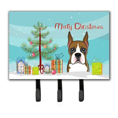 Carolines Treasures Christmas Tree and Boxer Leash or Key Holder BB1595TH68